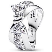 🦚 Damenring mit Schleife aus Sterlingsilber, Timeless 🦚 Damenring mit Schleife aus Sterlingsilber, Timeless