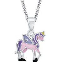 🦚 925er Silber Kette Rosie für Kinder mit Einhorn 🦚 925er Silber Kette Rosie für Kinder mit Einhorn
