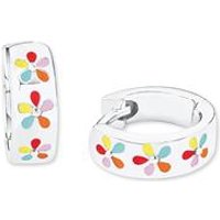 🦚 Creolen Blumen für Kinder aus Sterlingsilber 🦚 Creolen Blumen für Kinder aus Sterlingsilber