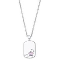 🦚 Gravierbare Dog Tag Kette für Mädchen aus 925er Silber 🦚 Gravierbare Dog Tag Kette für Mädchen aus 925er Silber