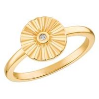 🦚 Ring Sonne für Damen aus vergoldetem Sterlingsilber 🦚 Ring Sonne für Damen aus vergoldetem Sterlingsilber