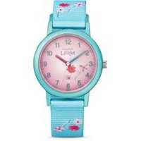 🦚 Blumen Uhr für Kinder in Türkis 🦚 Blumen Uhr für Kinder in Türkis