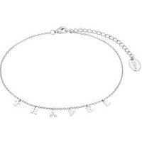 🦚 Fußkette für Damen mit Travel-Schriftzug 🦚 Fußkette für Damen mit Travel-Schriftzug