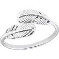 🦚 Ring mit Federmotiv aus Sterlingsilber für Damen 🦚 Ring mit Federmotiv aus Sterlingsilber für Damen