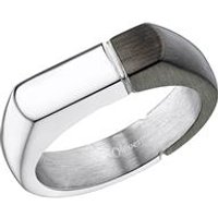 🦚 Gravierbarer Ring für Herren aus Edelstahl, bicolor 🦚 Gravierbarer Ring für Herren aus Edelstahl, bicolor