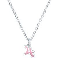 🦚 Kinderkette mit Zahl 4 aus Sterlingsilber, Emaille 🦚 Kinderkette mit Zahl 4 aus Sterlingsilber, Emaille