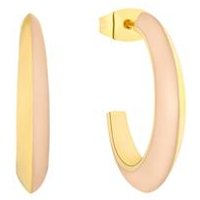 🦚 Creolen für Damen aus vergoldetem Edelstahl, Emaille 🦚 Creolen für Damen aus vergoldetem Edelstahl, Emaille