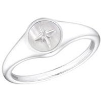 🦚 Damenring Polarstern aus Sterlingsilber und Perlmutt 🦚 Damenring Polarstern aus Sterlingsilber und Perlmutt