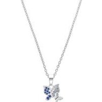 🦚 Mädchen Kette Schmetterling aus 925er Silber, Zirkonia 🦚 Mädchen Kette Schmetterling aus 925er Silber, Zirkonia