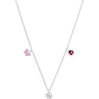 🦚 Kette mit Anhängern aus Sterlingsilber für Mädchen 🦚 Kette mit Anhängern aus Sterlingsilber für Mädchen