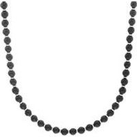 🦚 Perlenkette für Herren aus Edelstahl und Achat 🦚 Perlenkette für Herren aus Edelstahl und Achat