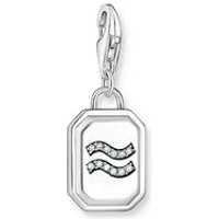 🦚 Charm-Anhänger Sternzeichen Wassermann, 925er Silber 🦚 Charm-Anhänger Sternzeichen Wassermann, 925er Silber