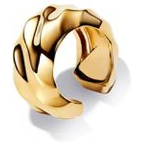 🦚 Essence Wellen Ear Cuff für Damen, IP Gold 🦚 Essence Wellen Ear Cuff für Damen, IP Gold