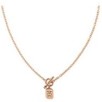 🦚 Dog Tag Kette für Damen aus Edelstahl, rosé 🦚 Dog Tag Kette für Damen aus Edelstahl, rosé