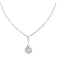 🦚 Damenkette Sport aus Edelstahl mit Münzanhänger 🦚 Damenkette Sport aus Edelstahl mit Münzanhänger