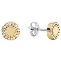 🦚 Ohrstecker für Damen mit Kristallen, Edelstahl, IP Gold 🦚 Ohrstecker für Damen mit Kristallen, Edelstahl, IP Gold