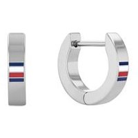 🦚 Herren Creolen aus Edelstahl mit Emaille 🦚 Herren Creolen aus Edelstahl mit Emaille