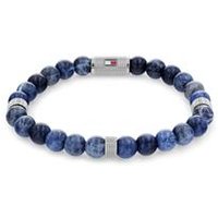 🦚 Armband für Herren aus Edelstahl und Sodalith 🦚 Armband für Herren aus Edelstahl und Sodalith