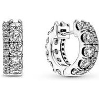 🦚 Creolen für Damen aus 925er Silber mit Zirkonia 🦚 Creolen für Damen aus 925er Silber mit Zirkonia