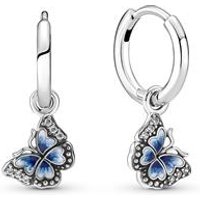 🦚 925er Silber Creolen mit abnehmbaren Schmetterlingen 🦚 925er Silber Creolen mit abnehmbaren Schmetterlingen