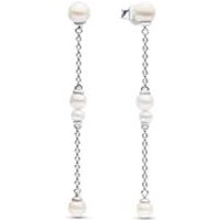 🦚 Hängende Ohrstecker aus 925er Silber, Perlen, Timeless 🦚 Hängende Ohrstecker aus 925er Silber, Perlen, Timeless