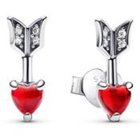 🦚 Pfeil Ohrstecker Damen Moments, 925er Silber, Glas 🦚 Pfeil Ohrstecker Damen Moments, 925er Silber, Glas