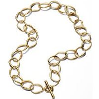 🦚 Organisch geformte Damenkette, IP Gold, Essence 🦚 Organisch geformte Damenkette, IP Gold, Essence