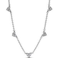🦚 Damenkette Herzen aus 925er Silber, Zirkonia, Timeless 🦚 Damenkette Herzen aus 925er Silber, Zirkonia, Timeless
