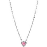 🦚 Herzkette für Damen, Timeless, Sterlingsilber, Zirkonia 🦚 Herzkette für Damen, Timeless, Sterlingsilber, Zirkonia