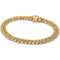 🦚 Damen Gliederarmband Timeless, vergoldet, Zirkonia 🦚 Damen Gliederarmband Timeless, vergoldet, Zirkonia