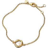 🦚 Armband für Damen mit Zirkonia, vergoldet, Essence 🦚 Armband für Damen mit Zirkonia, vergoldet, Essence