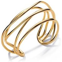 🦚 Mehrsträngiger Armreif für Damen, IP Gold, Essence 🦚 Mehrsträngiger Armreif für Damen, IP Gold, Essence