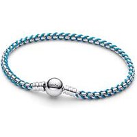 🦚 Geflochtenes Damenarmband aus Sterlingsilber mit Kordel 🦚 Geflochtenes Damenarmband aus Sterlingsilber mit Kordel