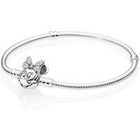 🦚 Shimmering Minnie Porträt Armband aus 925er Silber 🦚 Shimmering Minnie Porträt Armband aus 925er Silber