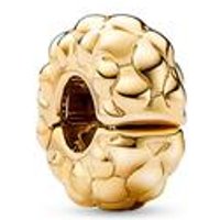 🦚 Moments Stopper Charm mit Nieten, vergoldet 🦚 Moments Stopper Charm mit Nieten, vergoldet