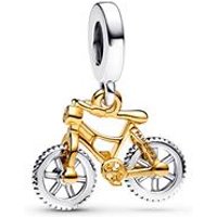🦚 Fahrrad Charm-Anhänger, 925er Silber, Zirkonia, Moments 🦚 Fahrrad Charm-Anhänger, 925er Silber, Zirkonia, Moments