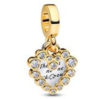 🦚 Gravierbarer Herzcharm-Anhänger Moments, 925er Silber 🦚 Gravierbarer Herzcharm-Anhänger Moments, 925er Silber