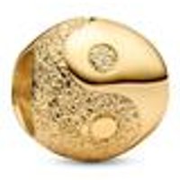 🦚 Yin und Yang Mini-Charm für Damen, vergoldet 🦚 Yin und Yang Mini-Charm für Damen, vergoldet
