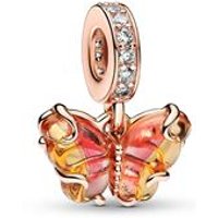 🦚 Charm-Anhänger Schmetterling, Moments, roségold, Glas 🦚 Charm-Anhänger Schmetterling, Moments, roségold, Glas