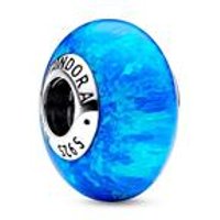 🦚 Charm Ozean aus 925er Silber und Opal, synth. 🦚 Charm Ozean aus 925er Silber und Opal, synth.