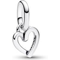 🦚 Mini Charm Anhänger Freihandherz aus Sterlingsilber 🦚 Mini Charm Anhänger Freihandherz aus Sterlingsilber