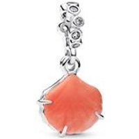 🦚 Muschel Charm-Anhänger Moments, 925er Silber, Koralle 🦚 Muschel Charm-Anhänger Moments, 925er Silber, Koralle