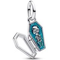 🦚 Sarg Anhänger für Damen 925er Silber, Emaille, Zirkonia 🦚 Sarg Anhänger für Damen 925er Silber, Emaille, Zirkonia