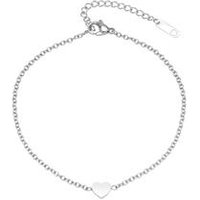 🦚 Fußkette aus Edelstahl mit Herz weitenverstellbar 🦚 Fußkette aus Edelstahl mit Herz weitenverstellbar