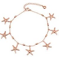 🦚 Fußkette Seestern Edelstahl rosévergoldet 🦚 Fußkette Seestern Edelstahl rosévergoldet