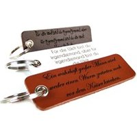 🦚 Echtleder Schlüsselanhänger mit Lasergravur 🦚 Echtleder Schlüsselanhänger mit Lasergravur