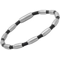 🦚 Kautschukarmband Edelstahlelemente 🦚 Kautschukarmband Edelstahlelemente