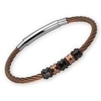 🦚 Herrenarmband Edelstahl roségold schwarz 🦚 Herrenarmband Edelstahl roségold schwarz