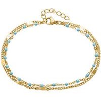 🦚 Layerarmband für Damen aus vergoldetem Edelstahl 🦚 Layerarmband für Damen aus vergoldetem Edelstahl