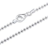 🦚 925 Silber Kugelkette 2,2mm 🦚 925 Silber Kugelkette 2,2mm